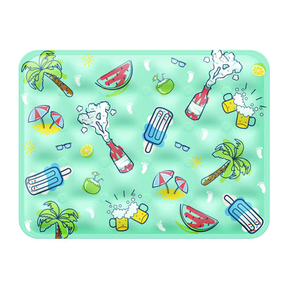 [Meynnpet] XXXL Cooling Pet Mat for Small Big Dogs and Cats Puppy/Dog Cooling Blanket/Extra Large Durable Pad for Large Dog/Portable/Machine Washable/Durable/Blanket Washable Accessories/Non-Slip Summer Crate Bed for Large Dogs