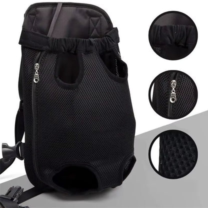 Adjustable Cat Carrier Bag Pet Double Shoulder Backpack Portable Bag Outdoor Travel Camping Hiking Pet Puppies Carrier Backpack