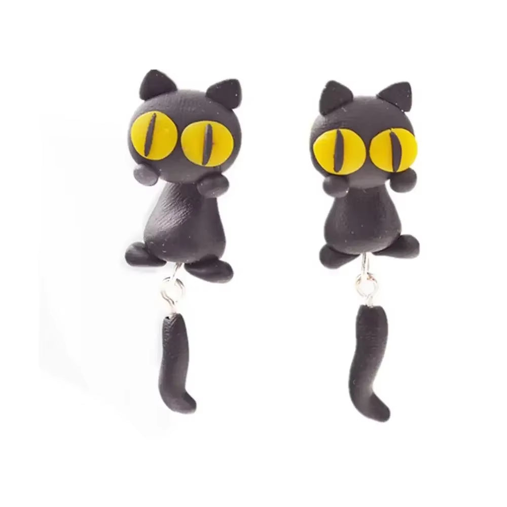 Temperament Fashion Design Party Carrot Raccoon Women Jewelry Korean Earrings Cartoon Stud Earrings 3D Animal Earring