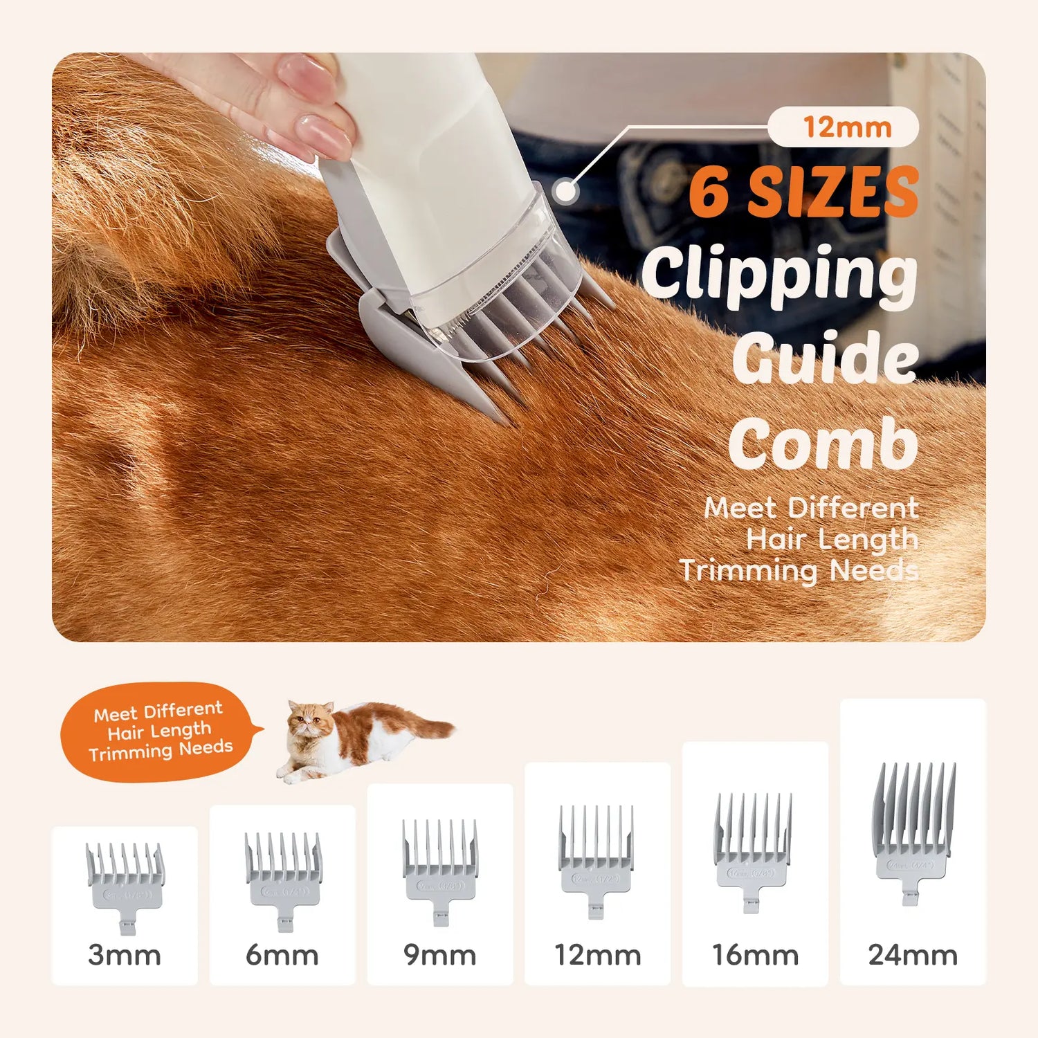 Professional Dog Grooming Clippers Kit with 2.5L Cup, Cordless Clippers, 5 Groomer Tools, 3 Suction Modes, Low Noise Pet Hair Trimmer For, Easy to Clean
