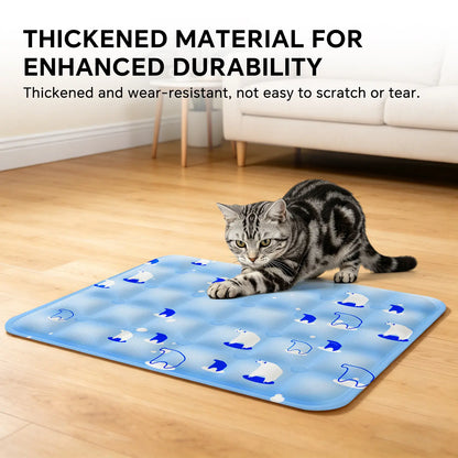[Meynnpet] XXXL Cooling Pet Mat for Small Big Dogs and Cats Puppy/Dog Cooling Blanket/Extra Large Durable Pad for Large Dog/Portable/Machine Washable/Durable/Blanket Washable Accessories/Non-Slip Summer Crate Bed for Large Dogs